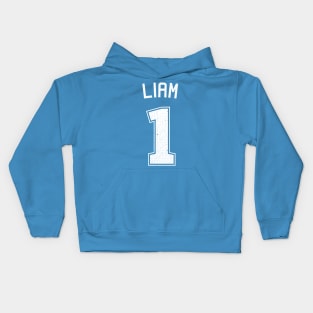 Liam Number One Athletic Sports Jersey Kids Hoodie